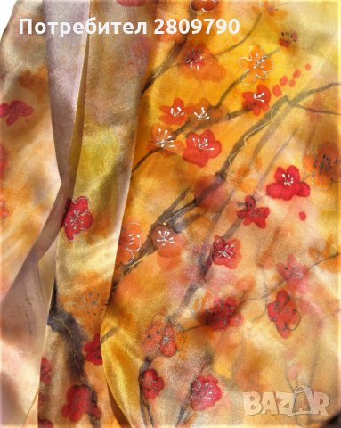 Sakura Blossoms / Цветущая Сакура / Цъфти Сакура / Sakura-Blüten, снимка 5 - Шалове - 32854478