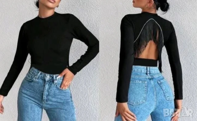 боди с отворен гръб , снимка 2 - Корсети, бюстиета, топове - 50879464