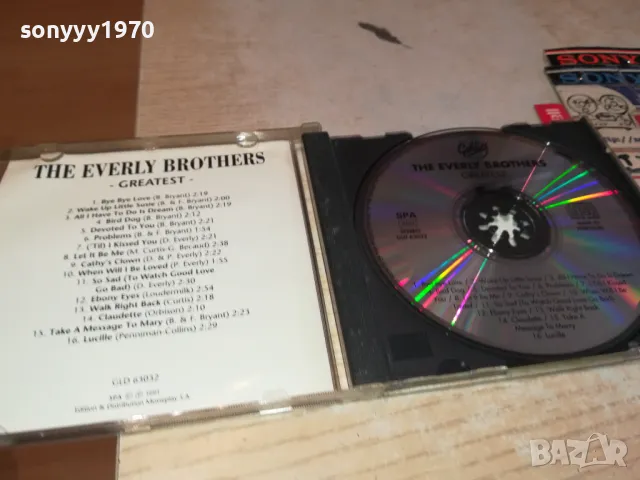 EVERLY BROTHERS-ORIGINAL CD-ВНОС GERMANY 280225111817, снимка 4 - CD дискове - 49311257