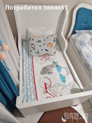 Детско разтегателни легло Икеа + матрак, снимка 1