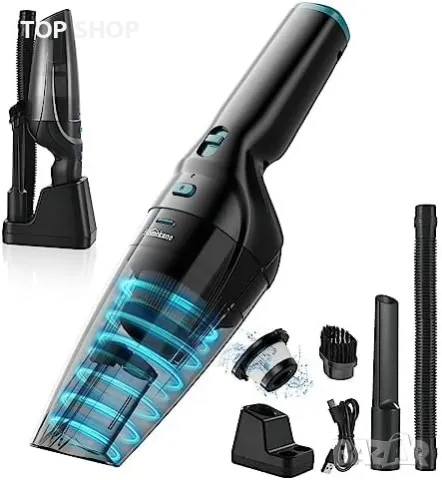 Нова Ултралека Прахосмукачка HOMEKANE - Безжична, 9500PA, 3 Дюзи