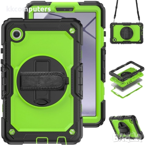 Samsung Galaxy Tab A9 Удароустойчив Калъф и Протектор, снимка 4 - Калъфи, кейсове - 52987357