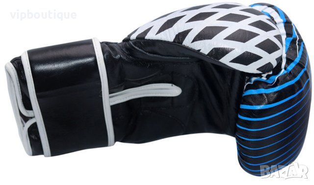 Боксови Ръкавици Изк Кожа PLASMA Blue, снимка 2 - Бокс - 41550649