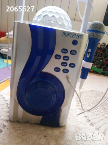 Преносима тонколона-кареоке"Bontempi"., снимка 6 - Музикални играчки - 36163210