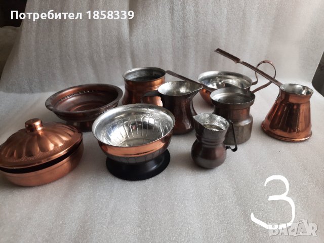 Медни съдове за декорация или използване по предназначение, снимка 3 - Декорация за дома - 40866038