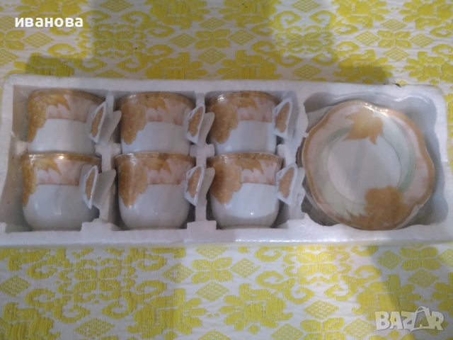 Сервиз за кафе с нежни пеперудени мотиви , снимка 3 - Сервизи - 52653800