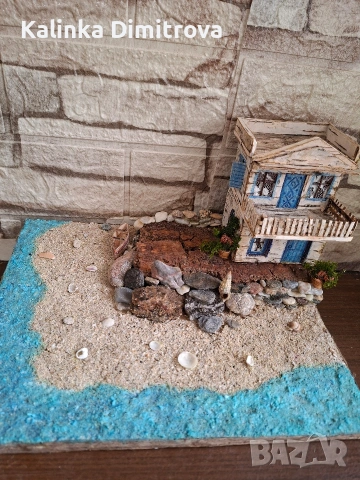 Лято на морският бряг-ръчна изработка., снимка 10 - Декорация за дома - 53173929