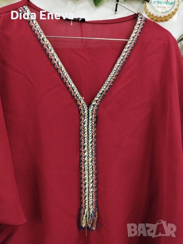 Дамска блуза с прилеп ръкави, снимка 4 - Други - 53423596