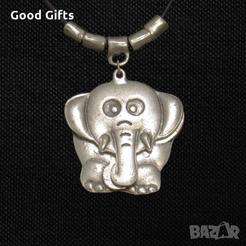 Дамско Колие „Слонът на желанията“, снимка 1 - Колиета, медальони, синджири - 35894535