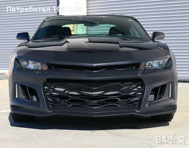 Предна броня ZL1 стил за Chevrolet Camaro 10-15 с визията след 2016-та година, снимка 3 - Части - 48476514