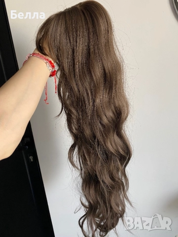 НОВА естествена перука! 100% високо качество, снимка 3 - Аксесоари за коса - 52065920