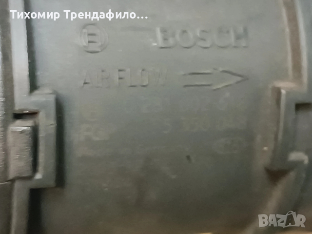 Дебитомер Opel Astra H дизел , 0 281 002 618, 0281002618, 55 350 048, F 00C 2G7 003