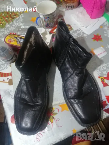 Продавам мъжки боти от естествена кожа, снимка 2 - Мъжки боти - 49394546