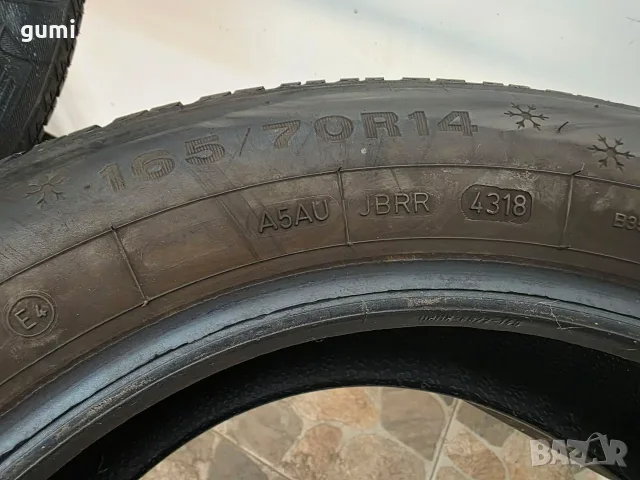 1бр зимна гума 165/70/14 DUNLOP L06648 , снимка 2 - Гуми и джанти - 56079596