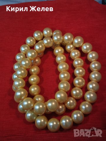 ИЗИСКАНО КРАСИВО ПЕРЛЕНО АРТ ДЕКО СТИЛ КОЛИЕ ГЕРДАН ЧЕШКИ ПЕРЛИ 34694, снимка 11 - Колиета, медальони, синджири - 39193067