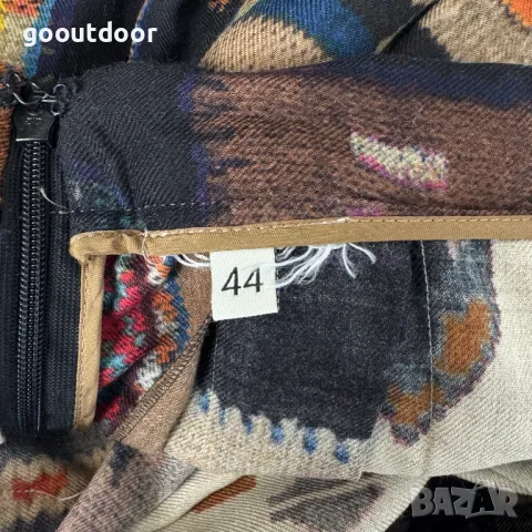 Etro плисирана принт пола вълна и коприна (IT44) , снимка 6 - Поли - 48759427