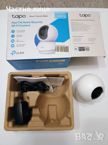 ПРОМОЦИЯ!  Неизползвана, здрава охранителна камера TP-Link Tapo C210, снимка 2 - Камери - 52503981