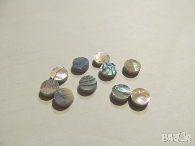 100% Abalone Shell Guitar dots 6 mm, снимка 3 - Китари - 35845711