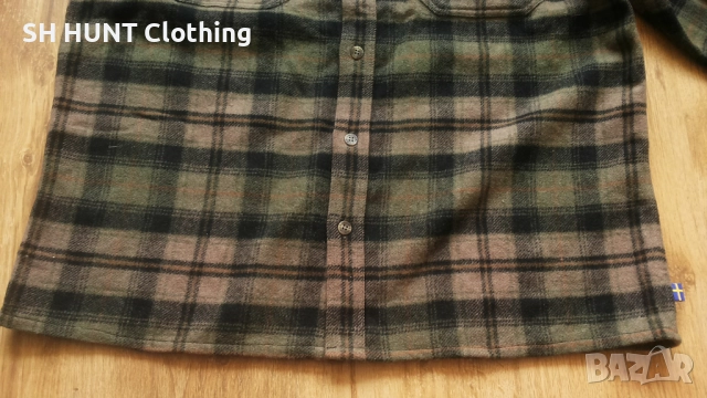 FJALL RAVEN WOOL Shirt размер L за лов риболов вълнена риза - 1737, снимка 12 - Екипировка - 52879640