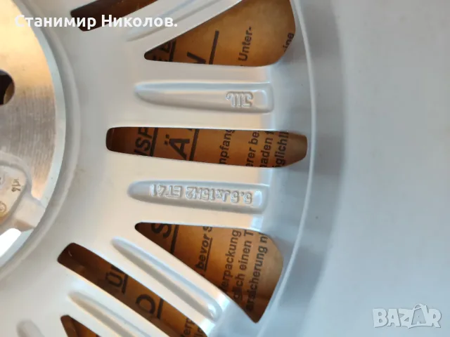 Алуминиеви джанти за VW Up 5,5x15 ET41,1S0601025AR,централни капачки за VW и Opel., снимка 6 - Гуми и джанти - 55752093