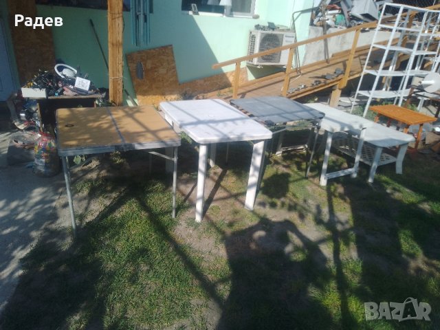 маси 6 бр за кемпер каравана къмпинг палатка двор балкон барбекю тераса сгъваеми маса, снимка 2 - Маси - 41854926