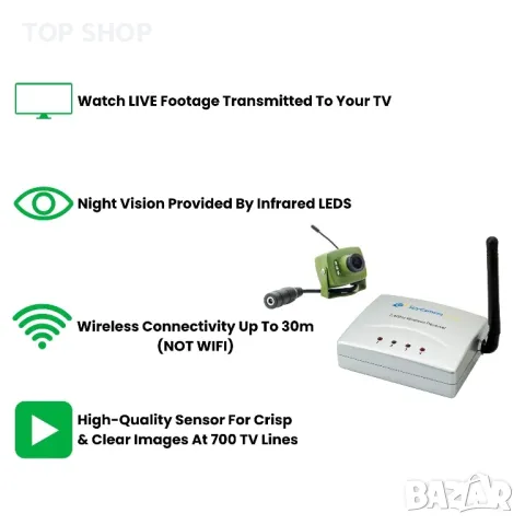 Green Feathers 4к камера за наблюдение на птици и животни безжична 30м. обхват връзка с телевизор, снимка 10 - IP камери - 49092974