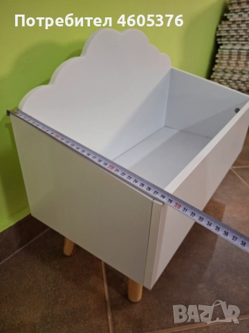 Дървена кутия за съхранение "Облаче", снимка 3 - Декорация за дома - 52066166