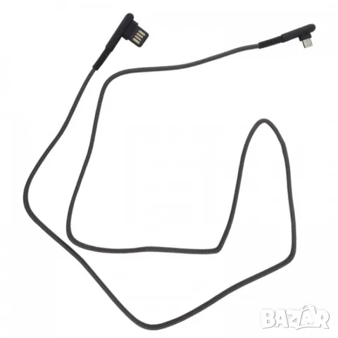 USB към Micro USB кабел с Г образни конектори 1 метър, снимка 2 - USB кабели - 55862955