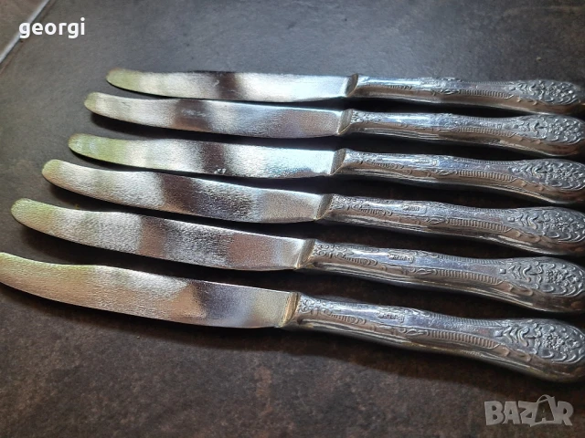 комплект руски ножове за хранене    26/3, снимка 3 - Прибори за хранене, готвене и сервиране - 50809970