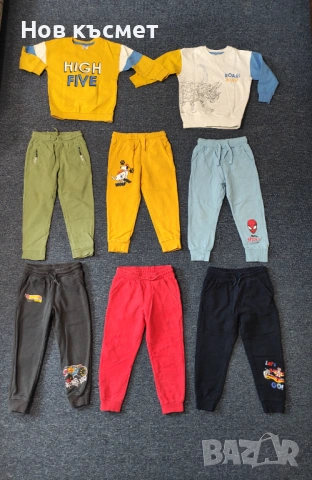 Детски дрехи за момче, 110см, детски панталони, детски блузи, снимка 2 - Детски комплекти - 53449408
