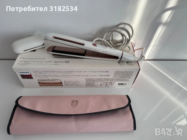 Преса за коса Philips Personalized straightening with SenselQ, снимка 8 - Преси за коса - 53521031