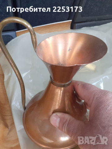 Медна стомана от Дания, снимка 2 - Декорация за дома - 36246886