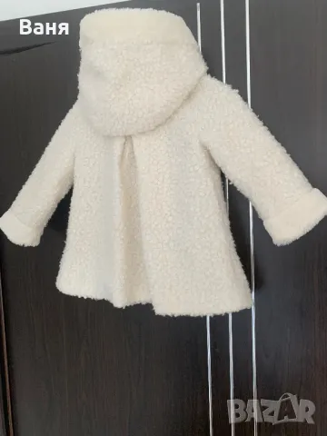 детско бяло палто Mayoral 