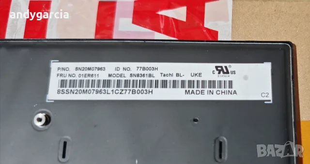 Lenovo Thinkpad T570 T580 P51s P52s Keyboard - бутон от клавиатурата с механизъм, цена за 1бр., снимка 3 - Части за лаптопи - 56183925