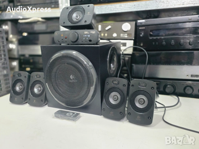 🔊 Logitech Z906 – звук като в кино, директно вкъщи! 🎬💥, снимка 7 - Ресийвъри, усилватели, смесителни пултове - 53654668