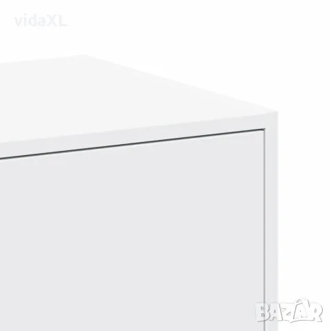 vidaXL Шкаф органайзер, бял, 40x41x144,5 см, инженерно дърво, снимка 8 - Шкафове - 56147007