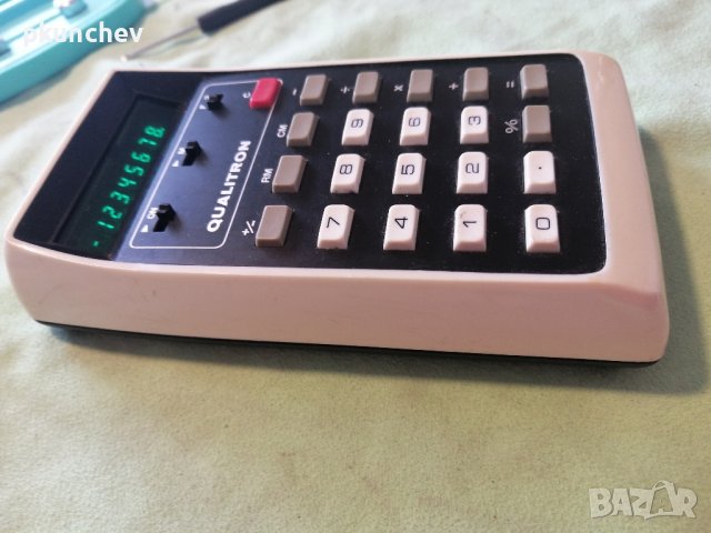 Ретро калкулатор QUALITRON 1442., снимка 6 - Друга електроника - 44368068