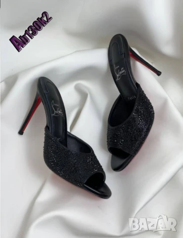 чехли на ток christian Louboutin 