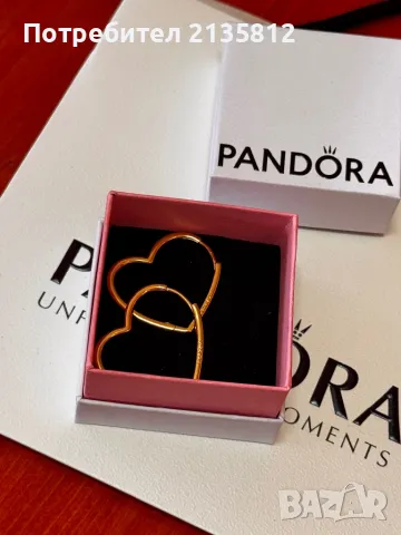 Обеци Пандора Pandora , снимка 8 - Обеци - 49882763