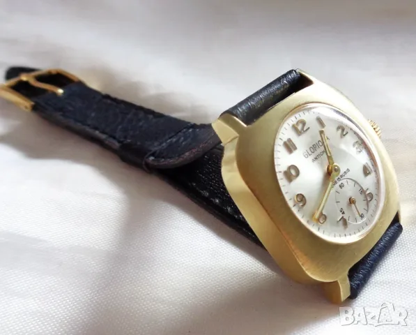Рядък Механичен Часовник GLORIOSA (NOS) – Перфектен, Работещ, снимка 9 - Мъжки - 55838207