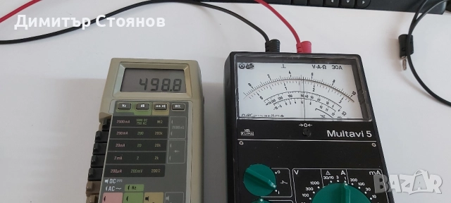 Мултицет (мултимер)  Hartmann & Braun MULTAVI 5, снимка 13 - Друга електроника - 52536160