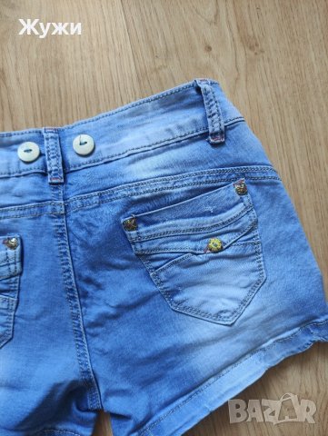 Страхотни ,дамски дънкови панталонки размер SM, снимка 7 - Дънки - 41583287