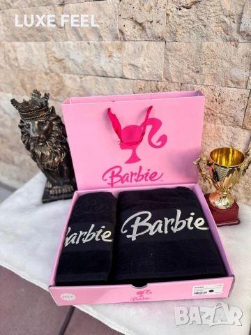 BARBIE ⚜️ Хавлии 2бр в Кутия , снимка 7 - Хавлиени кърпи - 53216259