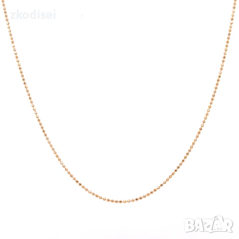 Златен синджир 1,50гр. 40,0см. 14кр. проба:585 модел:37718-4, снимка 2 - Колиета, медальони, синджири - 53826845