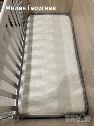 Бебешка кошара с двулицев матрак, снимка 6 - Кошарки - 50567424