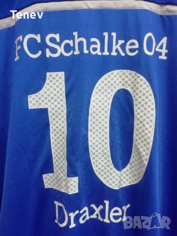Schalke 04 #10 Draxler Adidas футболна тениска фланелка Шалке 04 Дракслер екип , снимка 3 - Тениски - 41700846