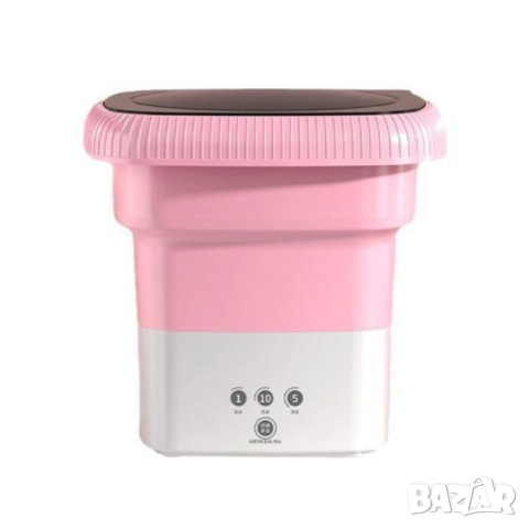 Мини сгъваема преносима пералня – 6.5 L, снимка 3 - Перални - 51977274