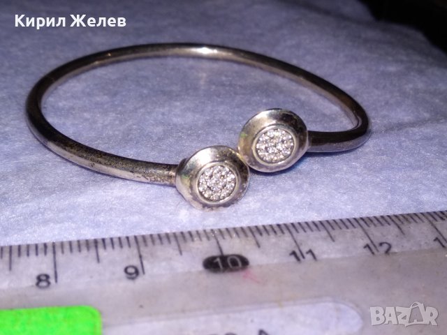 PANDORA ИЗЯЩНА СКЪПОЦЕННА ОТВАРЯЩА се СРЕБЪРНА ГРИВНА СРЕБРО S925 сЮВЕЛИРНО ФАСЕТИРАНИ ЦИРКОНИ 38747, снимка 12 - Гривни - 41741079