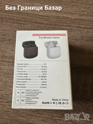 Нови J80 True Wireless Stereo слушалки Bluetooth 5.1 с кейс и микрофон за музика спорт Buds, снимка 2 - Bluetooth слушалки - 55930303