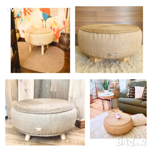 Уют и стил в детайла – табуретки Casa Decorator, снимка 10 - Дивани и мека мебел - 37364729